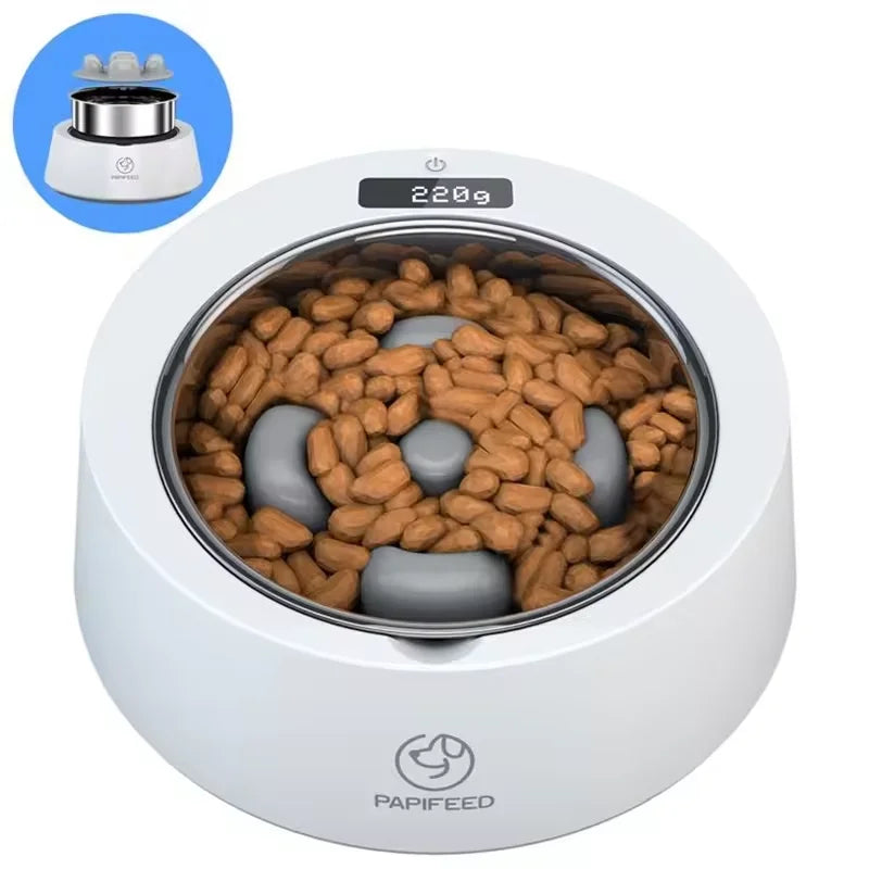 Smart Pet Feeder with LCD Display and Stainless Steel Bowl