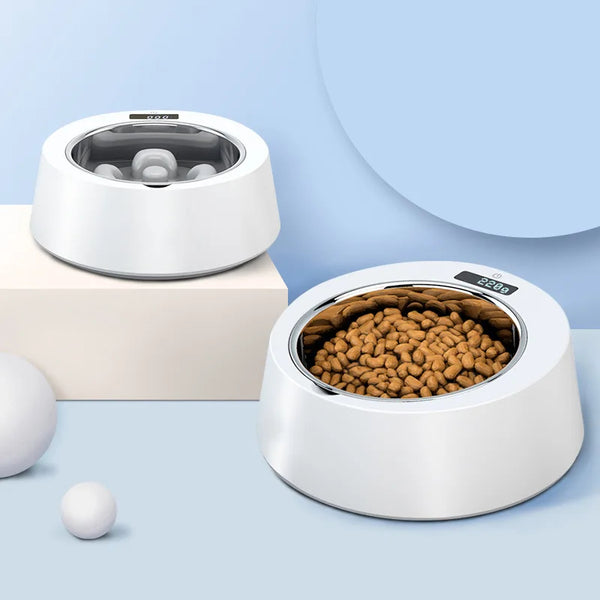 Smart Pet Feeder with LCD Display and Stainless Steel Bowl